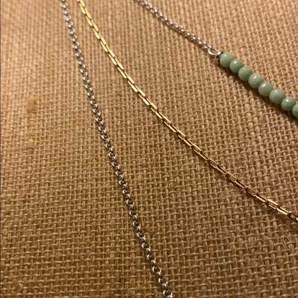 NEW lucky layers triple strand blue bead necklace - Picture 7 of 10